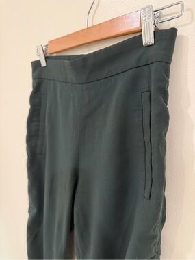COS side ruched wool pants